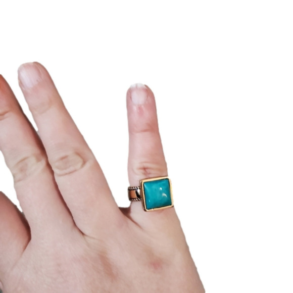 Barge Made in Thailand Square Ring - Picture 1 of 9